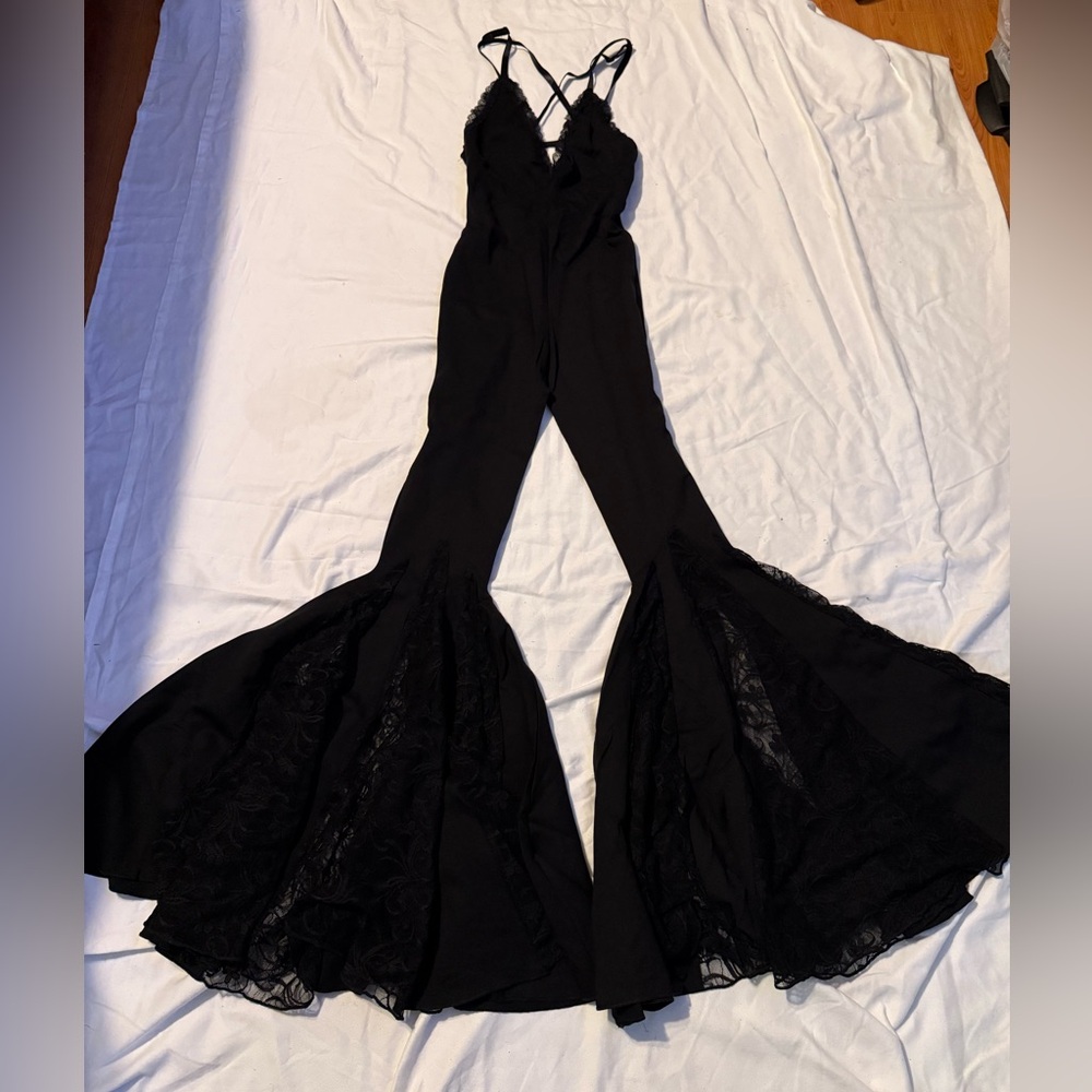Dolls Kill Widow Coven Besties Flared Jumpsuit